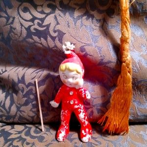 Little Elf Pixie Fig. 3" Rhinestone Eyes +